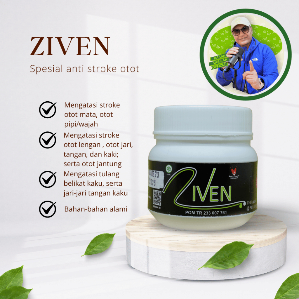 ZIVEN SPESIAL ATASI STROKE OTOT - HASAN SABILAH OFFICIAL | PUSPITA RADJA HERBAL [BISA COD]