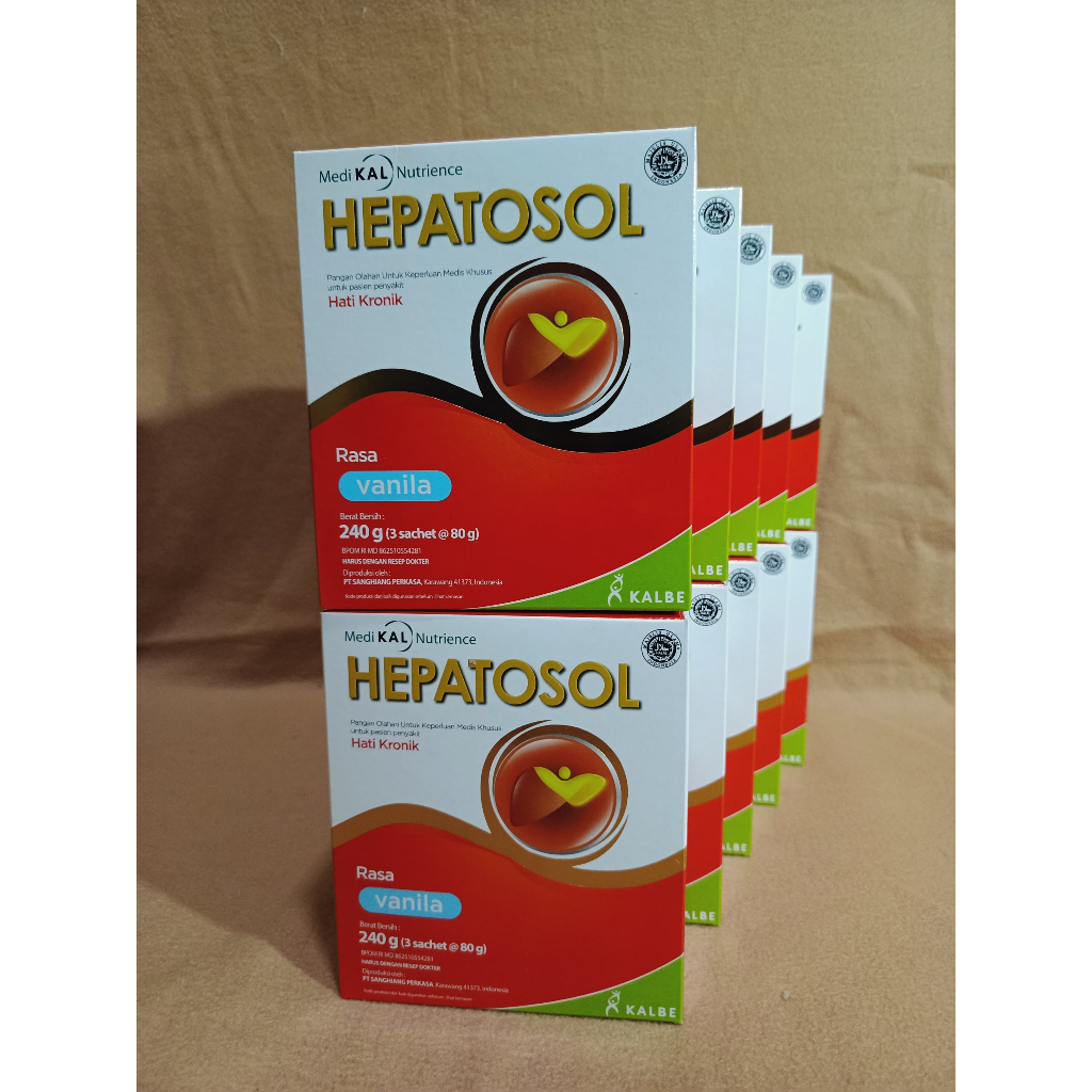 

Bundle Hepatosol Vanilla Cokelat 10 box