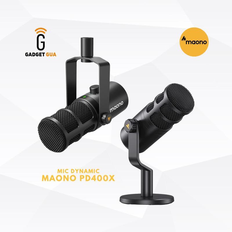 MIC DYNAMIC MAONO PD400X -  PODCAST, RECORDING, KARAOKE LIVE STREAMING - SERI MAONO TERBAIK