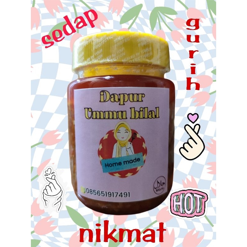 

sambal gami udang dan sambal baby cumi