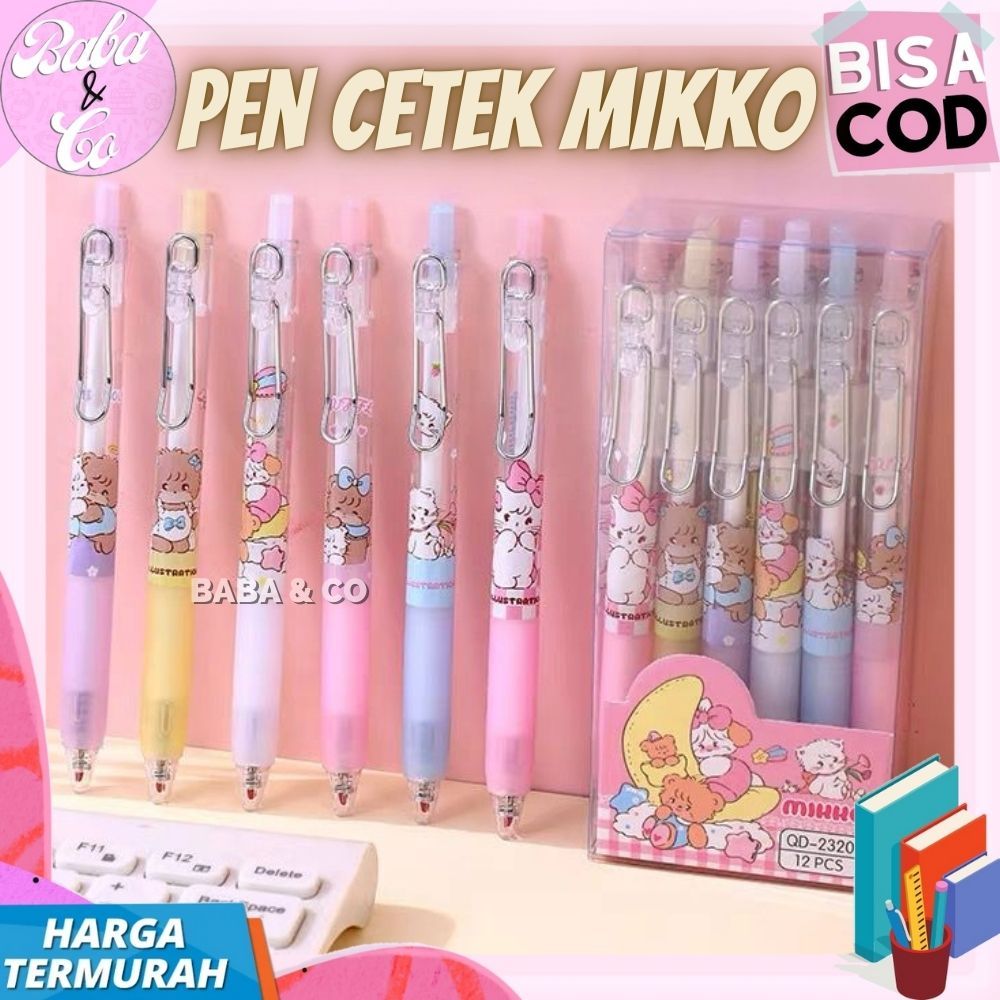 

PULPEN CETEK MIKKO PEN MEKANIK CUTE GIRL ANIME MIKKO LUCU UNIK PEN LUCU MURAH GROSIR MIKKO