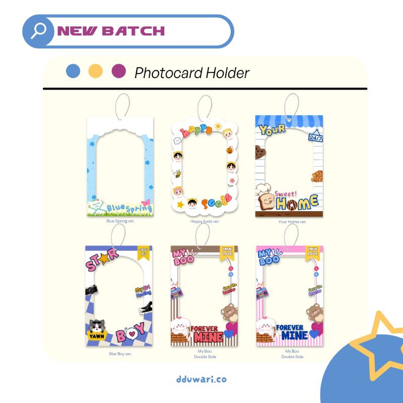 [PRE-ORDER] Photocard Holder TXT Coded