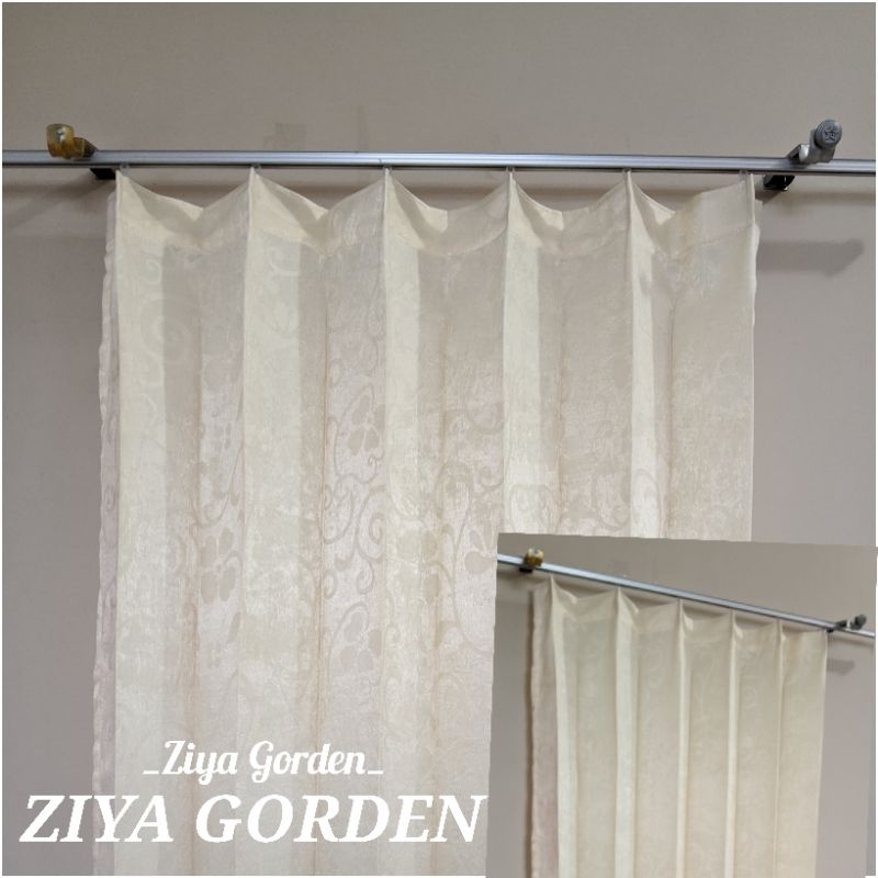 GORDEN PLISKET CANTOLAN KAWAT S GORDEN JENDELA DAN PINTU MOTIF BUNGA TIRAI MURAH HORDENG JENDELA  GO