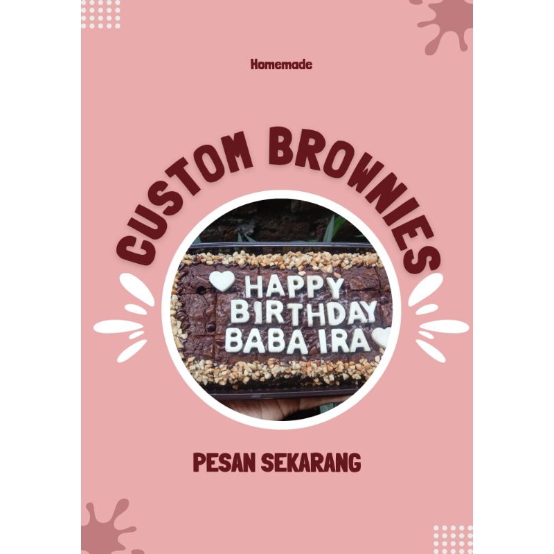 

Brownies Fudgy Custom