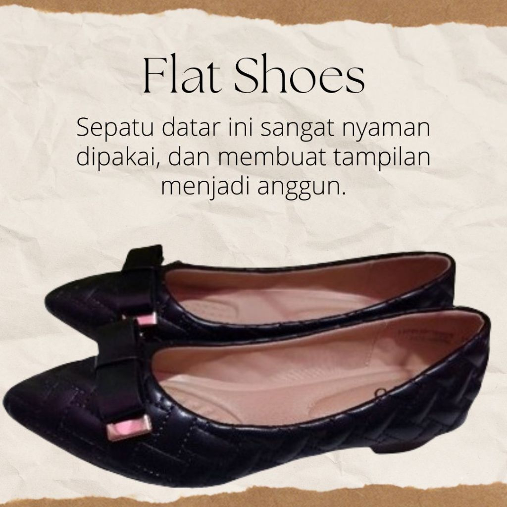 Sepatu Formal Wanita Fladeo FREE POUCH CANTIK / Sepatu Flat Fladeo / Sepatu Wanita / Sepatu Kerja Wa