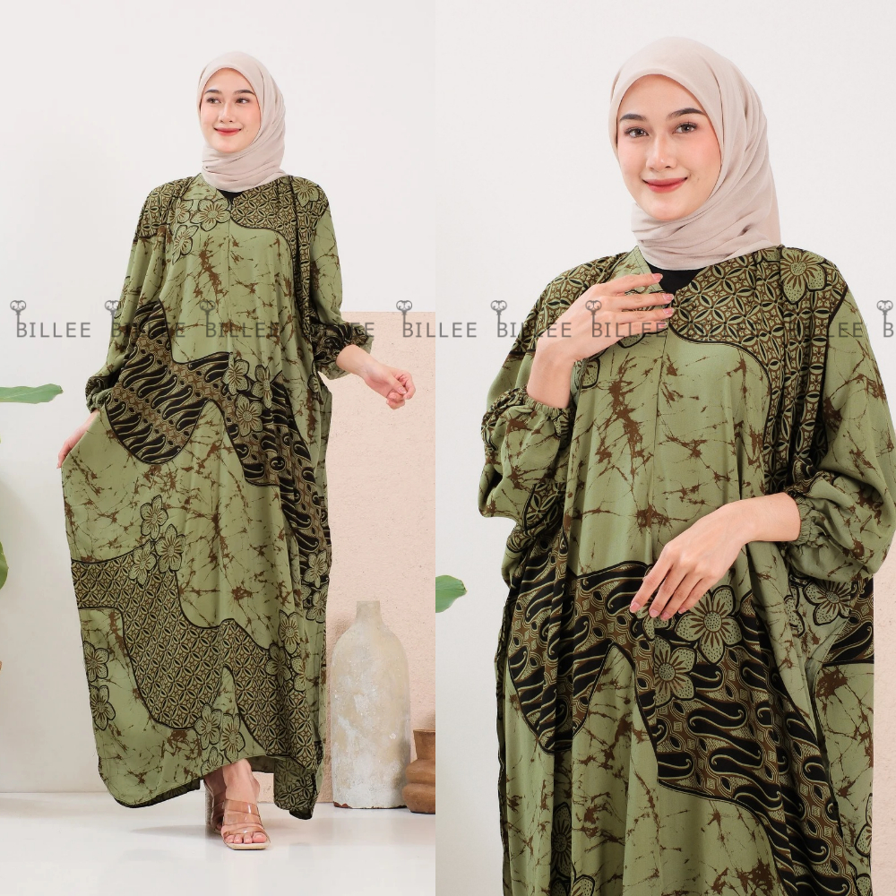 BILLEE Grosir Daster Kaftan | Kaftan Batik Wanita Modern Bahan Rayon Premium