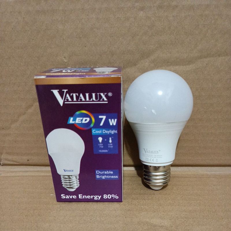 LAMPU LED VATALUX 7W BULD/BOHLAM LED 7W VATALUX BULET
