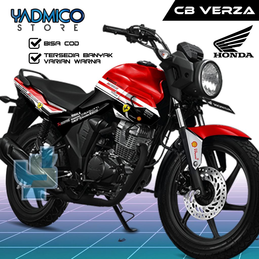 【PROMO】Decal CB Verza Full Body / Stiker Motor CB Verza 150 Fullbody / Dekal CB 150 Verza / Striping