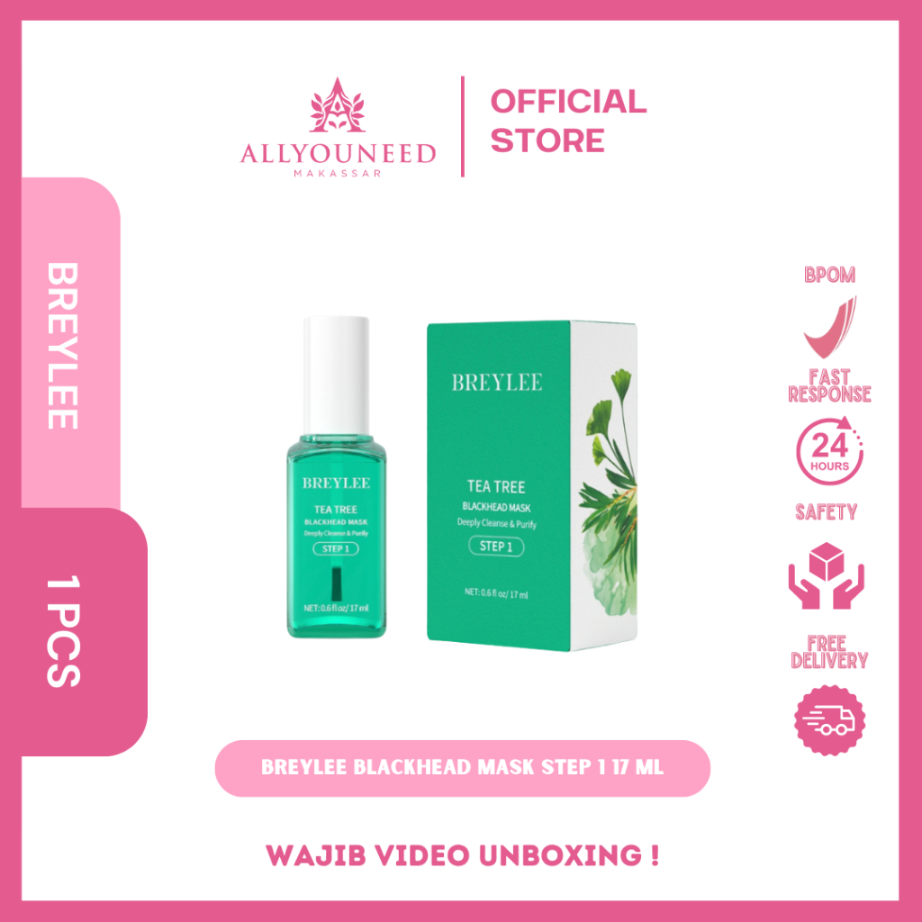 ❤️AllYouNeed❤️ [ORIGINAL 100%] BPOM Breylee blackhead mask step 1 || masker komedo || Breylee Step 2
