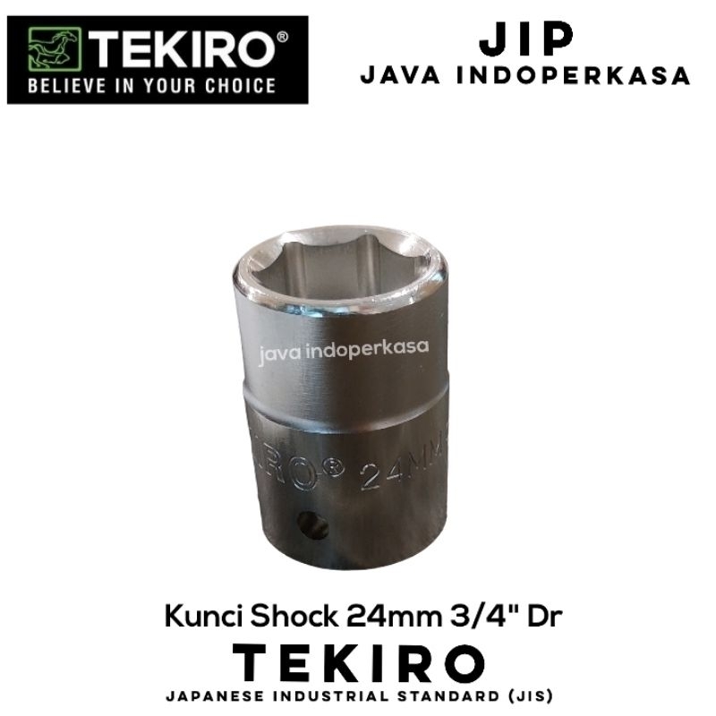 TEKIRO mata kunci sok 24 mm 3/4" Dr