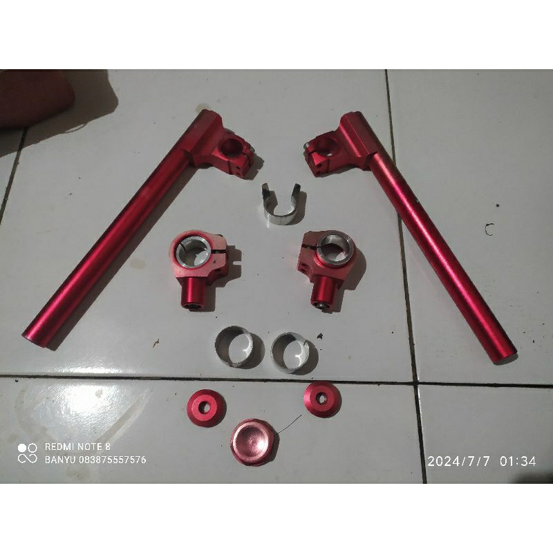 setang jepit setang variasi Yamaha Vixion second