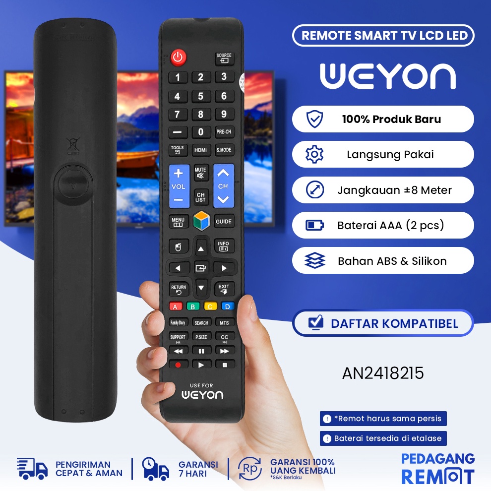 SUPER Remote TV Weyon Sakura Smart TV WYS4  Remot Sakura Weyon Android Smart TV LCD LED AN2418215