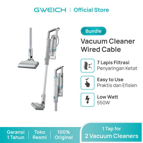 GWEICH Vacuum Cleaner GWV-20W06 Silver, Gweich Vacuum Cleaner Silver Gwv-20W06, Vacum Cleaner