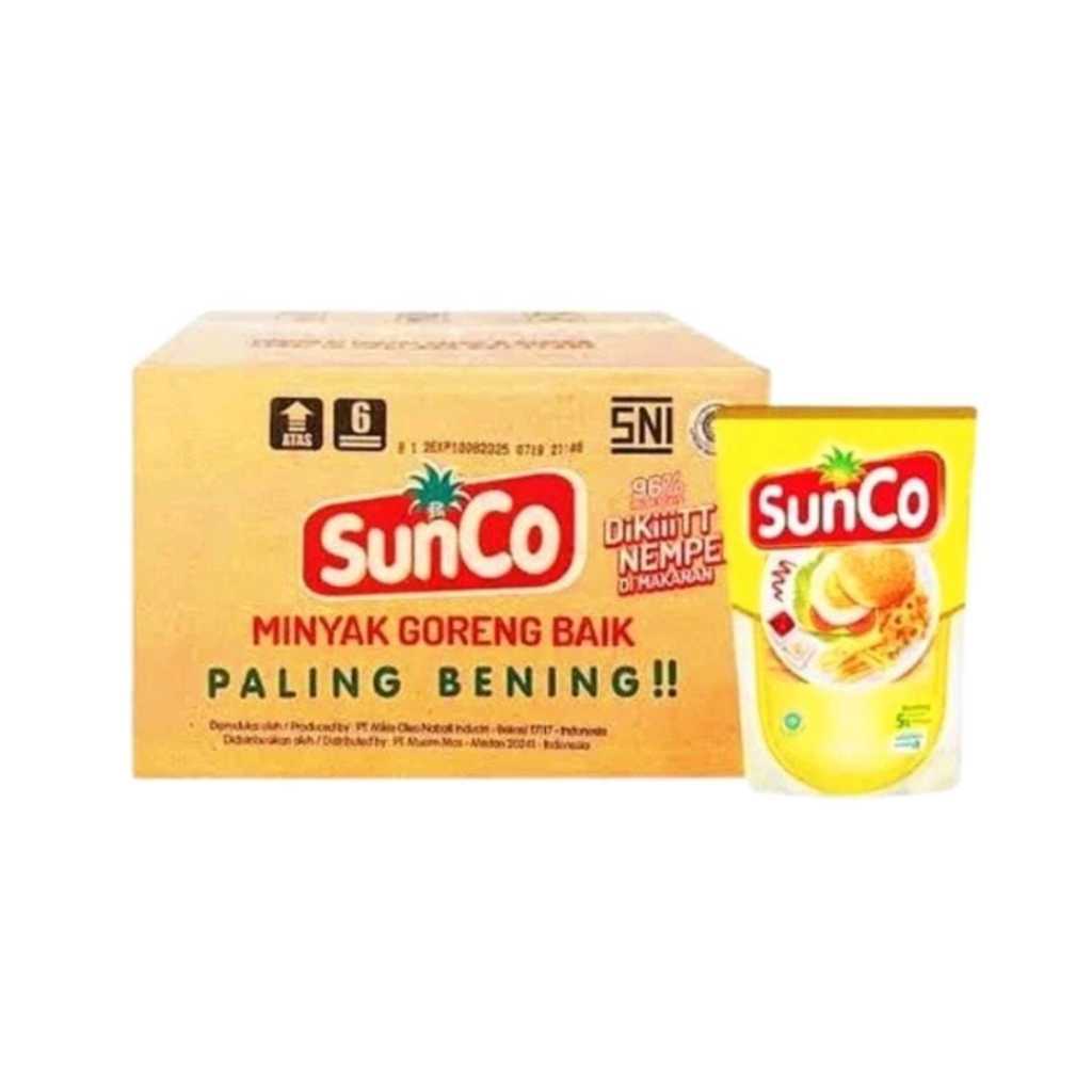 

sunco minyak goreng sawit 2L 1 Dus isi 6
