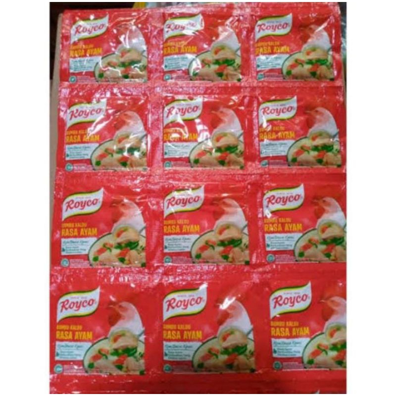 

Royco Bumbu Kaldu Ayam 1 Renceng isi 12pc/ Royco Bumbu Kaldu Sapi 1 Renceng isi 12pc