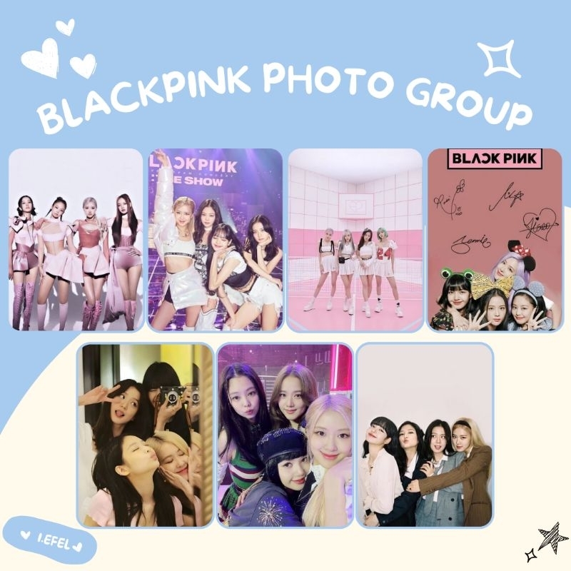 Photocard Blackpink Group Sudah Dapat 7 Foto