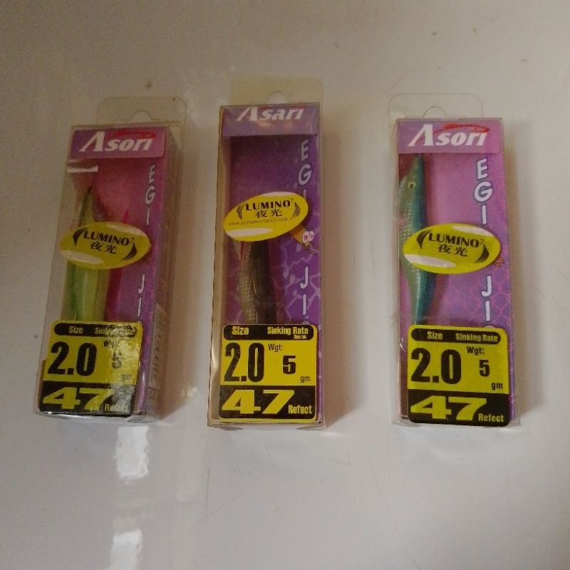 Asori/asari Egi Jig Lumino 2.0.5g.sinking rate