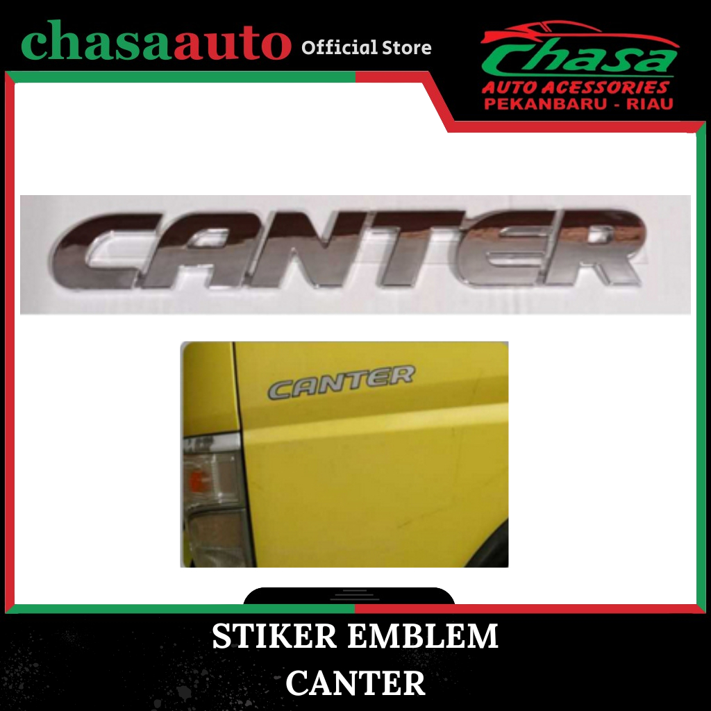 (CHASA) STICKER STIKER EMBLEM LOGO CANTER