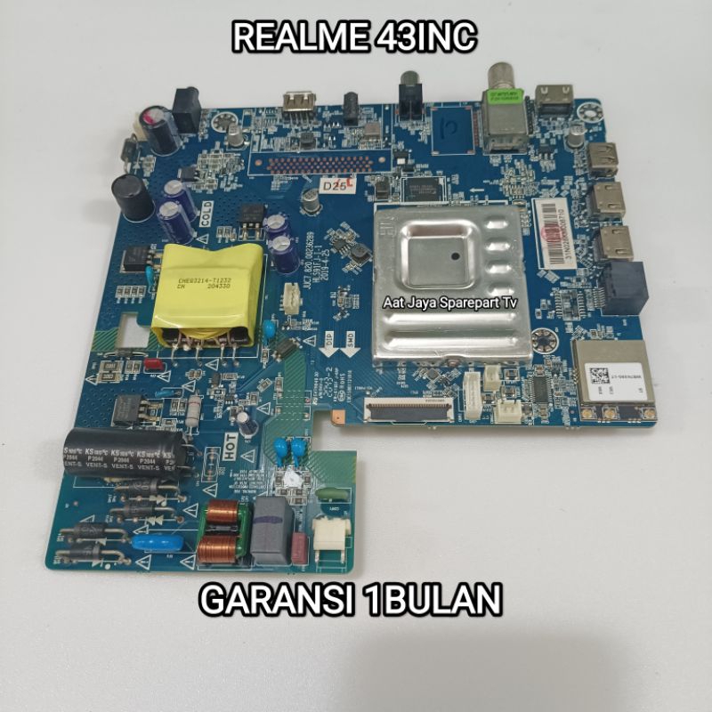 MAINBOARD TV REALME 43INC MB - MOBO - MODUL -MOTHERBOARD MESIN TV REALME 43INC