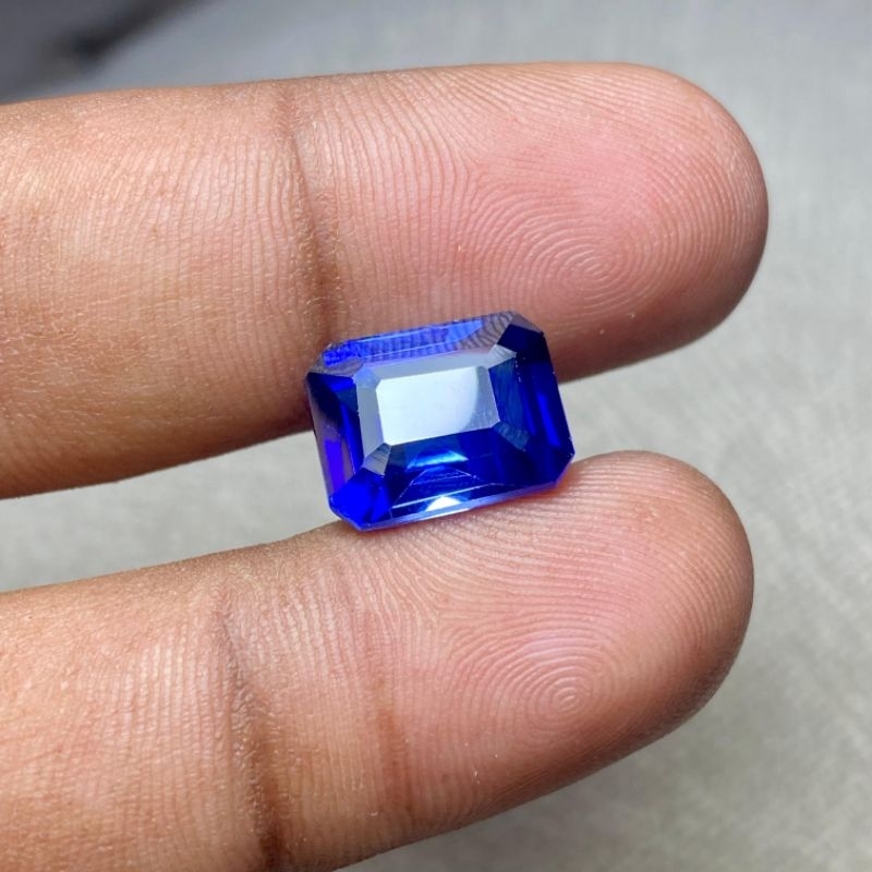 Batu king safir sapphire royal blue safir chatam bangkok safir catam dim 12.5x10x7