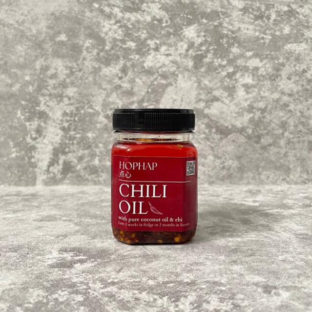 

Chili Oil with Pure Coconut Oil & Ebi