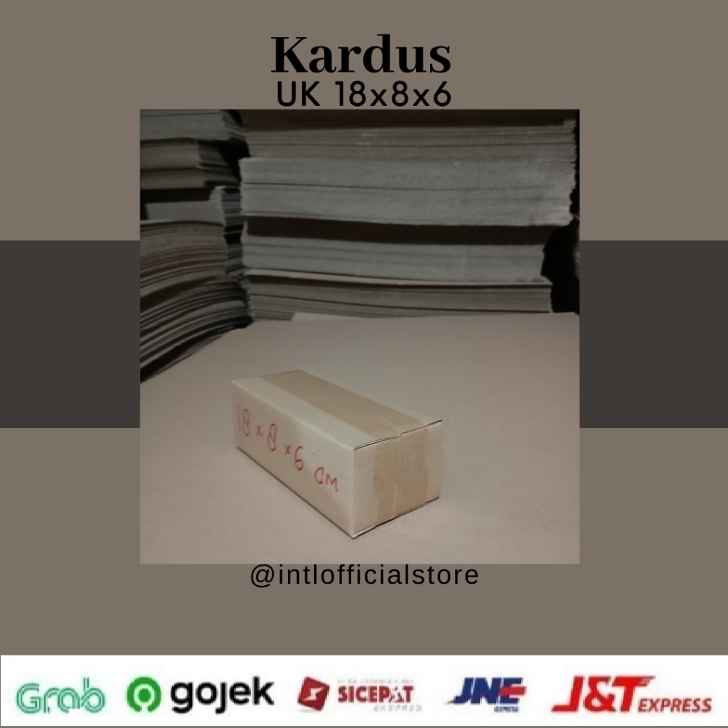 

Kardus Box Karton UK 18x8x6