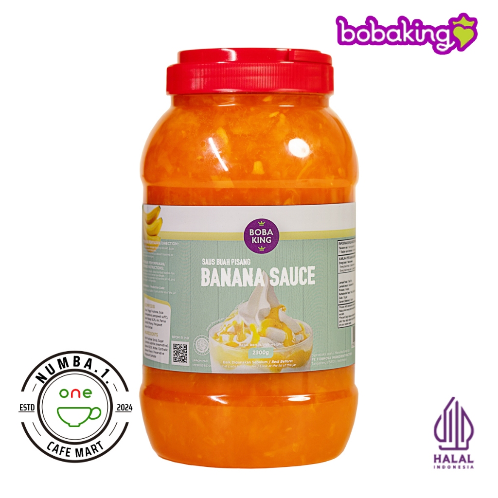 

2.3kg Bobaking Banana Sauce (saus pisang)