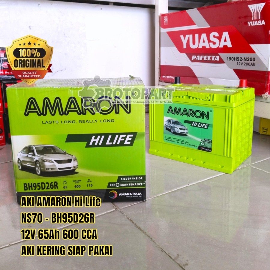 Aki Mobil Toyota Kijang Kapsul, Kijang Grand Accu AMARON Hi NS70