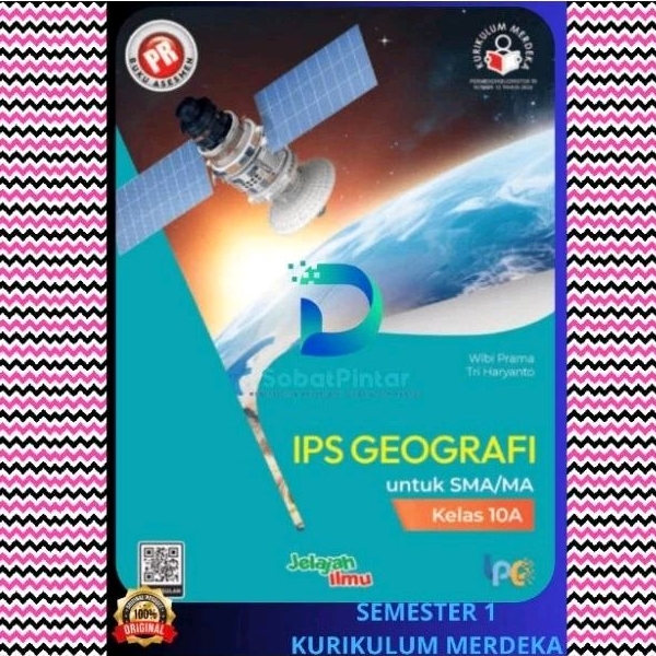 Buku lks pr interaktif Geografi SMA Kelas X, 10 semester 1 Kurikulum Merdeka Tahun 2024 Intan Pariwa