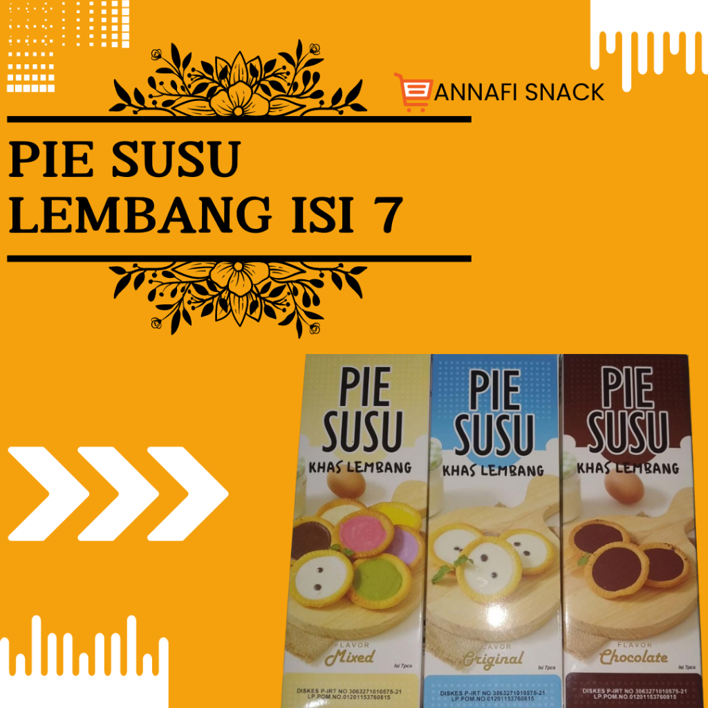 

PIE SUSU LEMBANG ISI 7 OLEH OLEH KHAS LEMBANG BANDUNG
