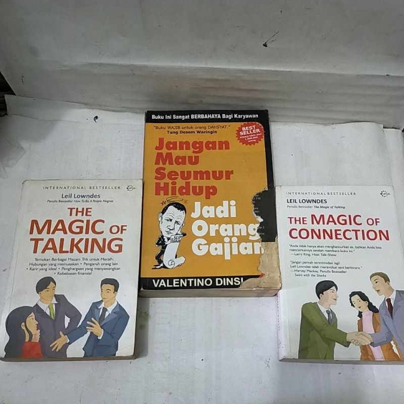 ORIGINAL KETIKA TANAH SUCI BERBICARA THE MAGIC OF TALKING / THE MAGIC OF CONNECTION / JANGAN MAU SEU