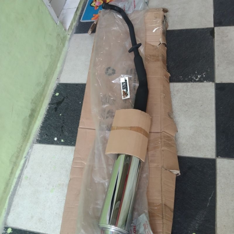 knalpot Muffler Supra x 125 Batman original ahm 18300 kvl n00