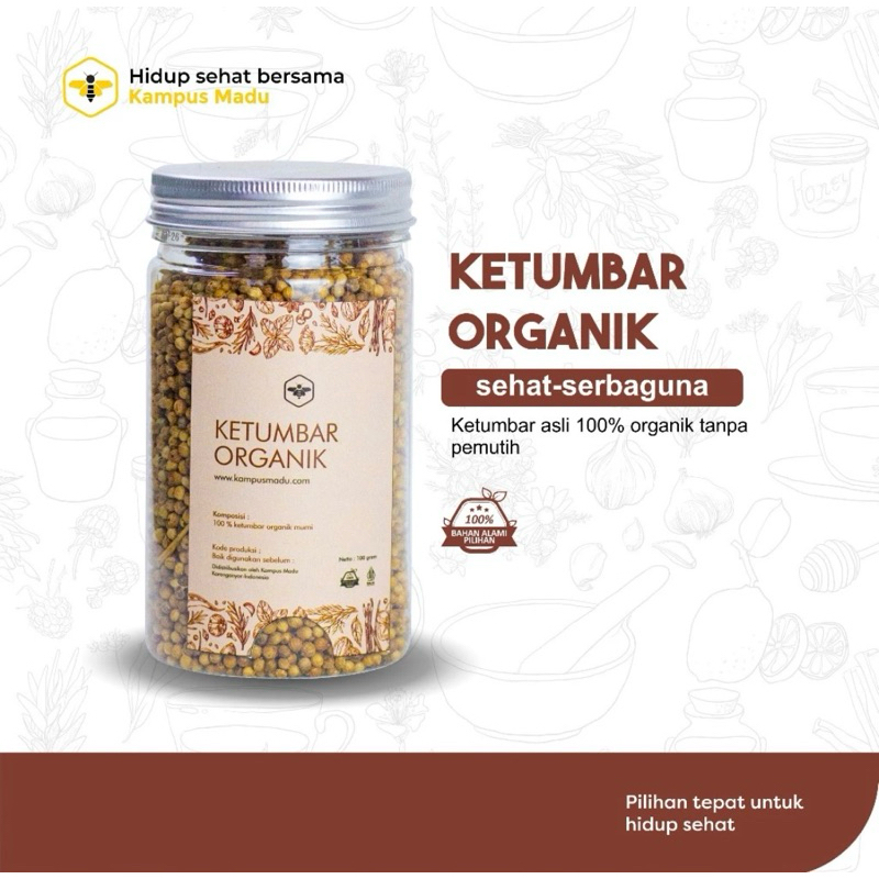 

ketumbar Organik 100% bahan herbal JSR dan Bumbu masak