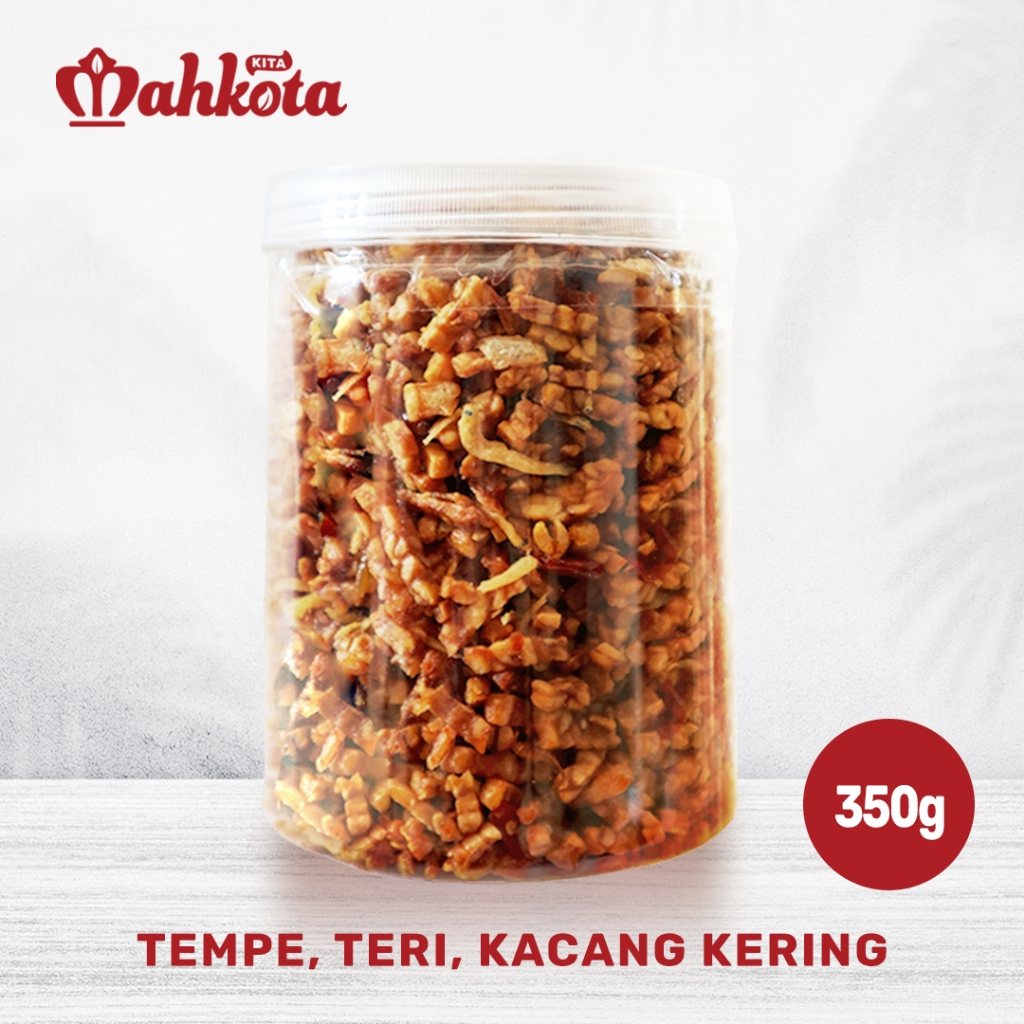 

(Snack Mahkota Kita) Kering Tempe - Kelezatan Tempe dan Teri yang Gurih!