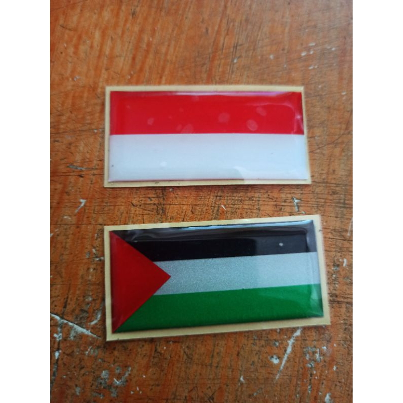 

Emblem Sticker Timbul Bendera Palestine Indonesia 3d