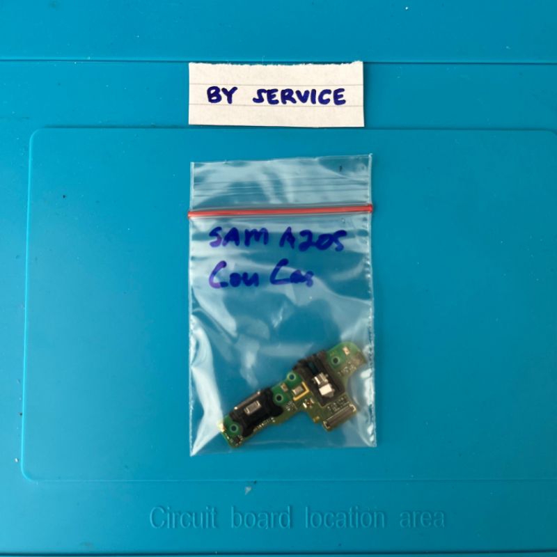 Connector Konektor Charger PCB Bawah Samsung A20S Original Copotan Tested