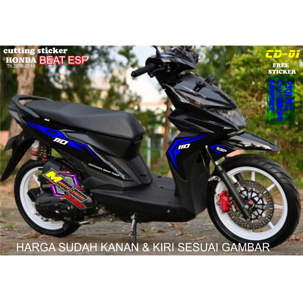 cutting sticker beat esp 2017-2019