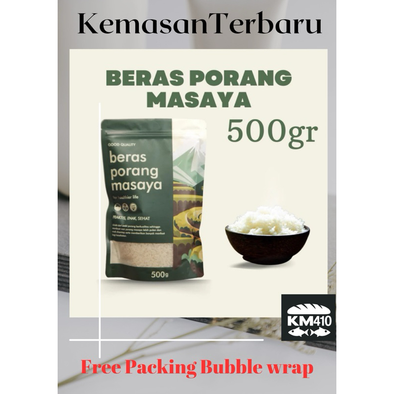 

Beras Porang Masaya Kemasan 500 gram ( 1/2 kg )