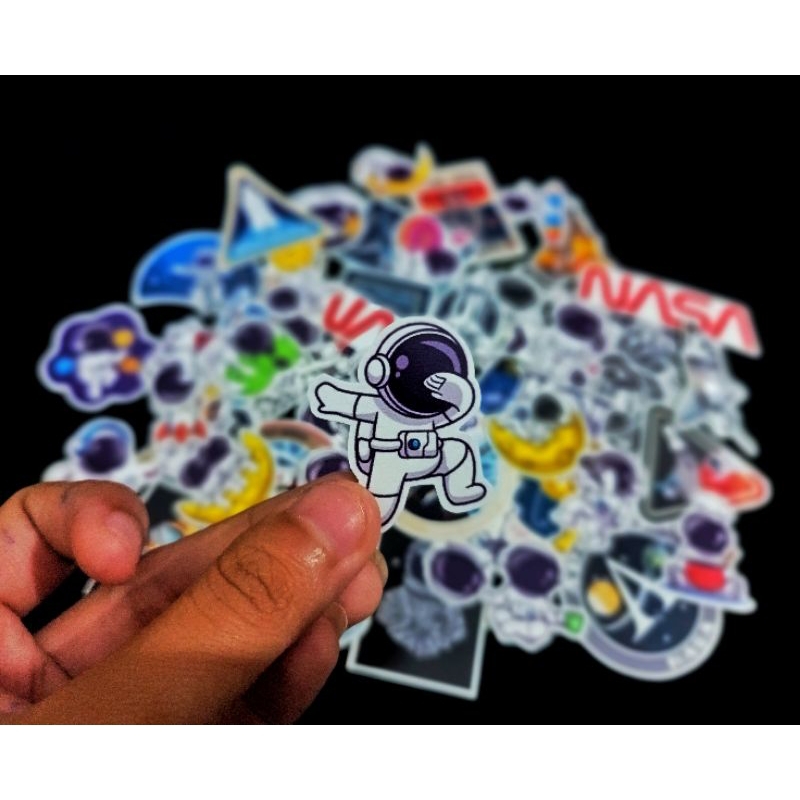 

60PCS+ STICKER ASTRONOT | CUTE ASTRONOT STICKERS | STICKER ASTRONOT NASA