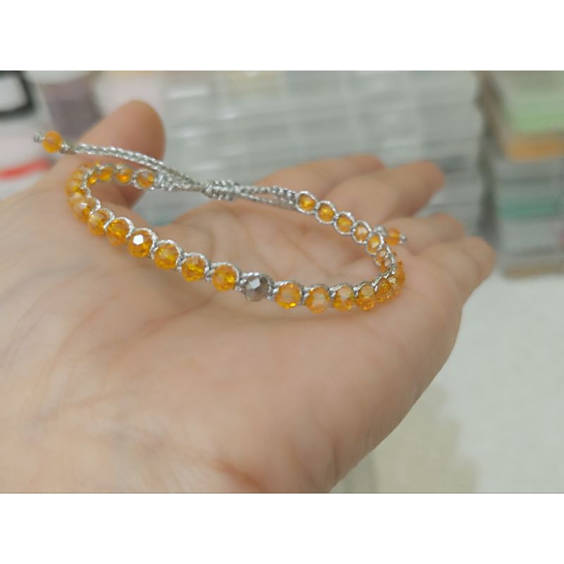 Gelang Tangan YELLOW CITRINE | Model macrame samapura DIY