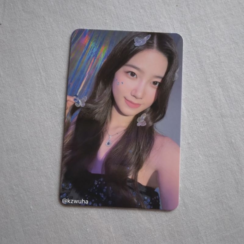 pc kazuha nabi iridescent opal antifragile butterfly kupu kupu lesserafim official photocard