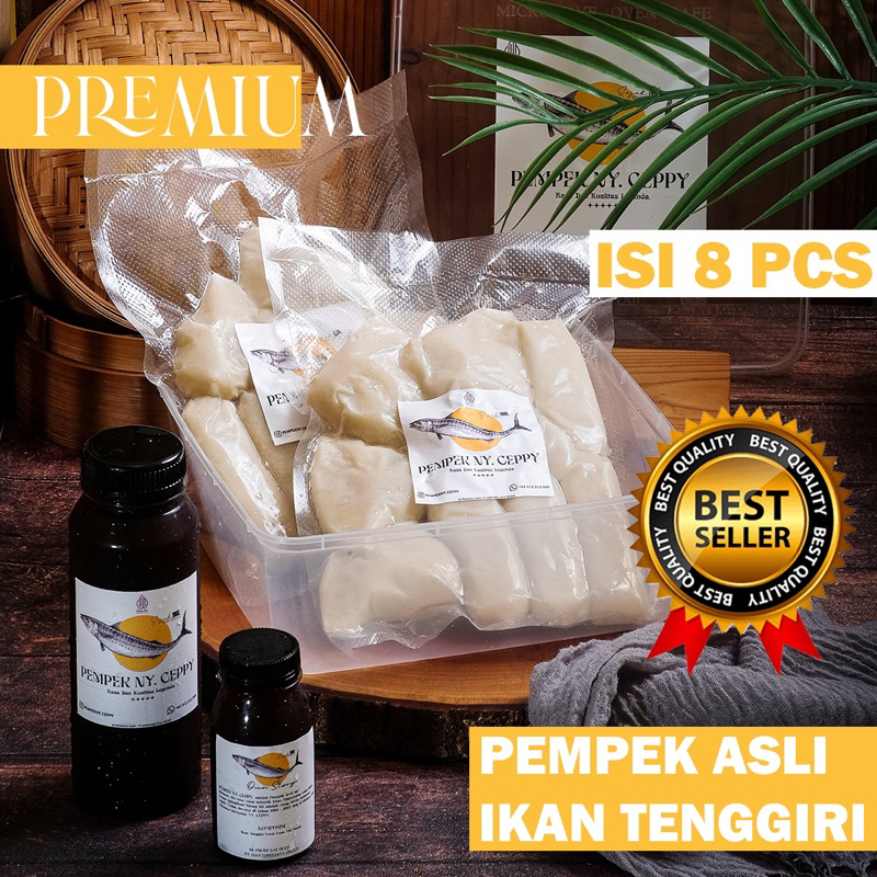 

PEMPEK PALEMBANG ASLI IKAN TENGGIRI ISI 7 PCS / PEMPEK NY.CEPPY / PEMPEK ASLI PALEMBANG / PEMPEK ENAK / PEMPEK PREMIUM / MAKANAN KHAS PALEMBANG