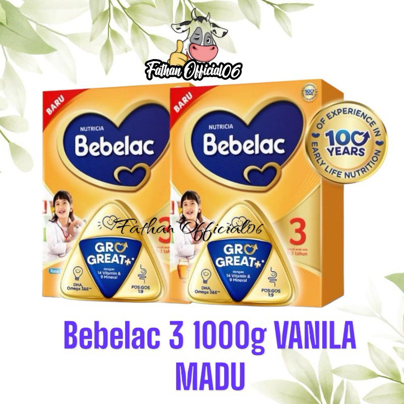 BEBELAC 3 VANILA MADU 1000g