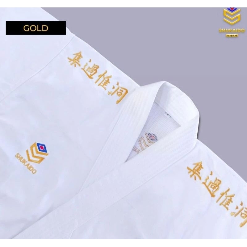 BAJU KARATE KATA SHUKAIDO SK 2 GOLD