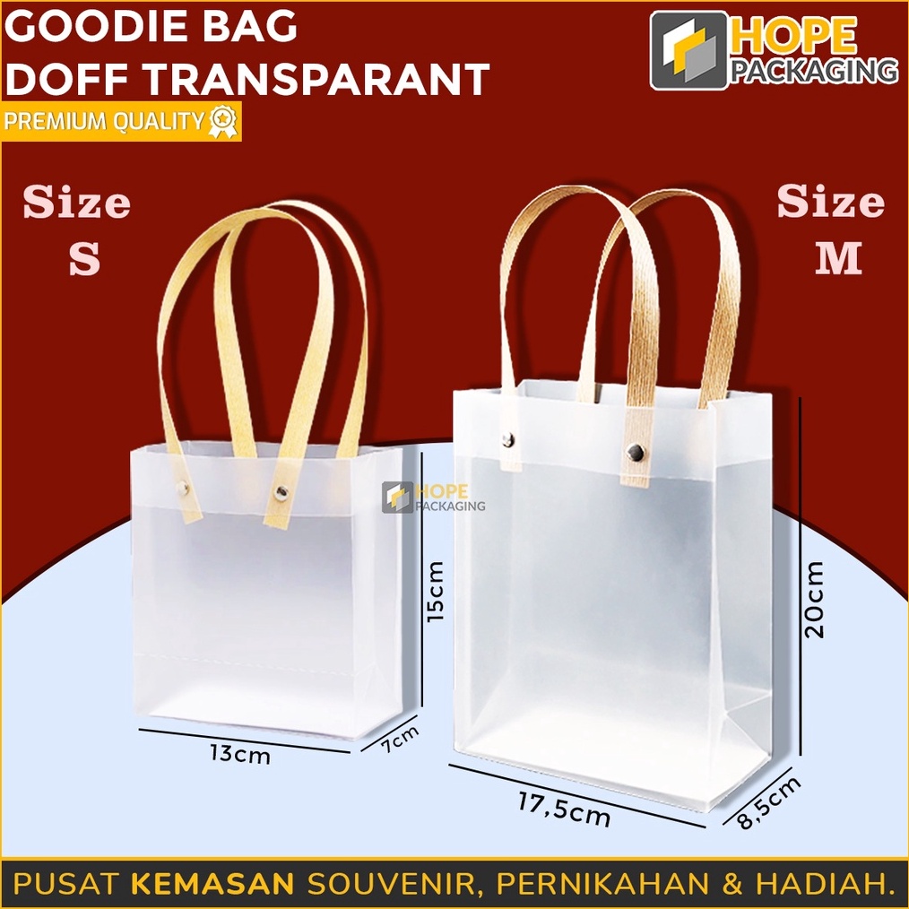 

TERBARU Goodie Bag Doff Transparant Premium Tas Doff Souvenir Hadiah Hampers Mewah Tas Kado Ulang Tahun