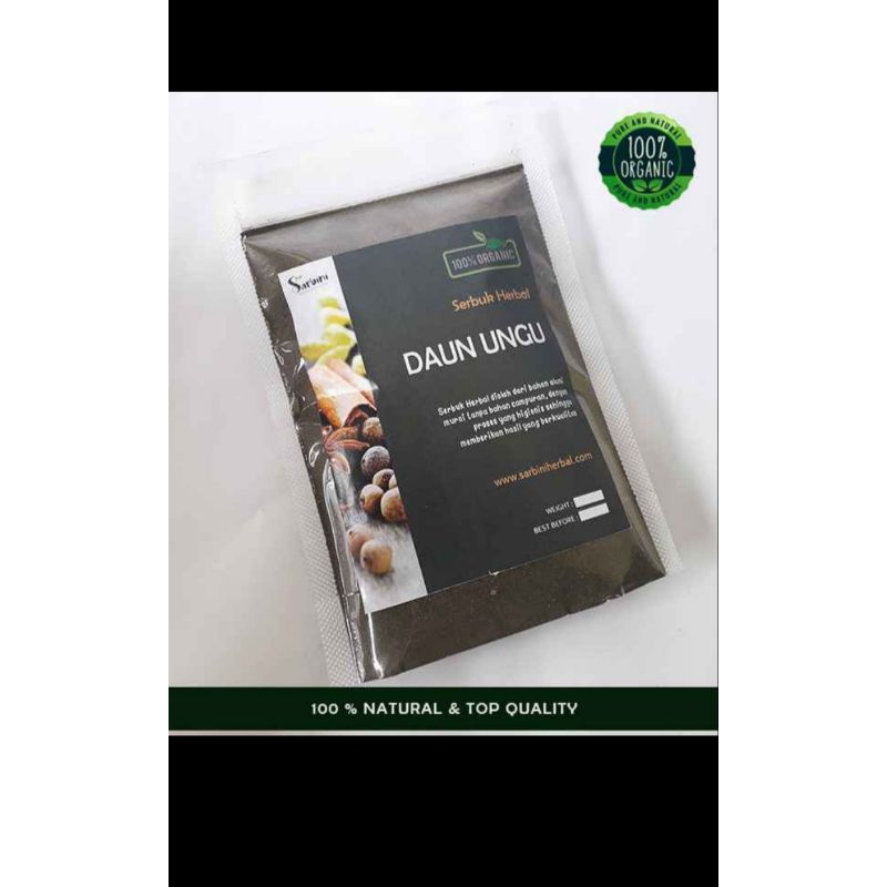 

62.rempah daun ungu halus bubuk