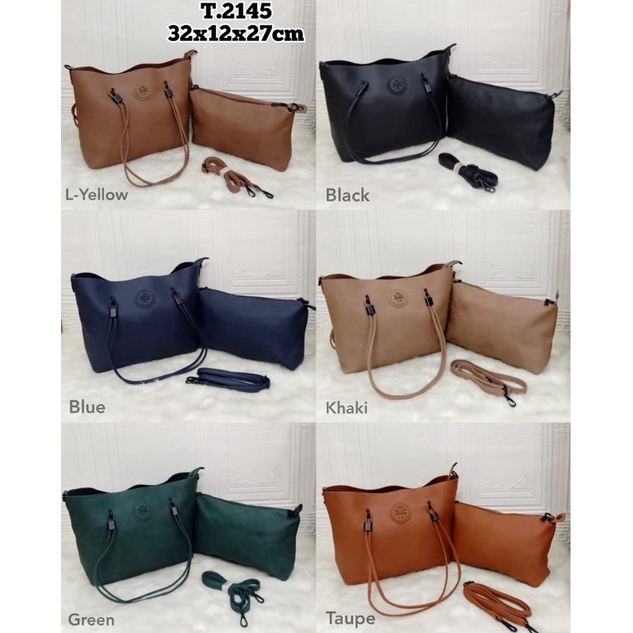 GOGO BELI New Tas Torry Tote Bag Free Pouch