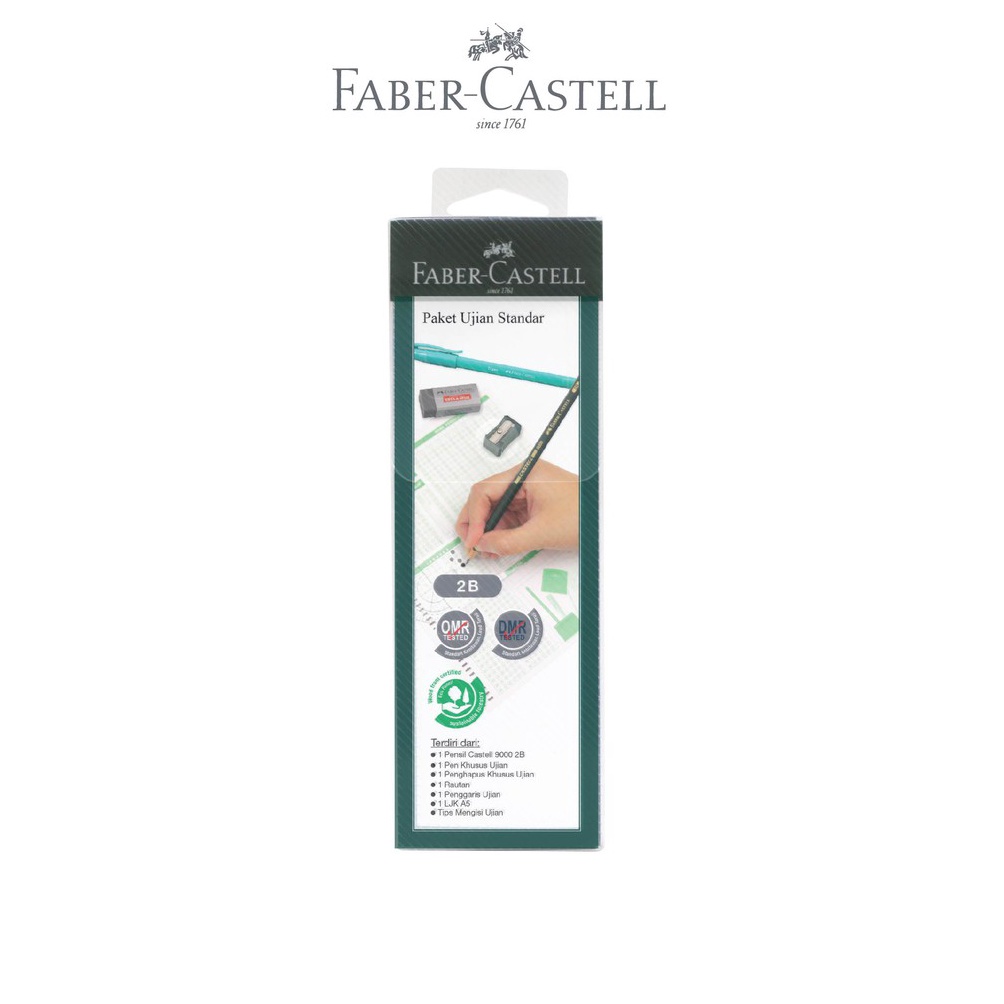 

KODE W3Y6 FaberCastell Paket Ujian Standar