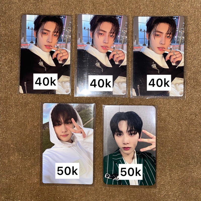 [ READY INA ] ENHYPEN BOYNEXTDOOR Official Photocard - Jungwon Hoodie Weverse Sunghoon Engene Dark B