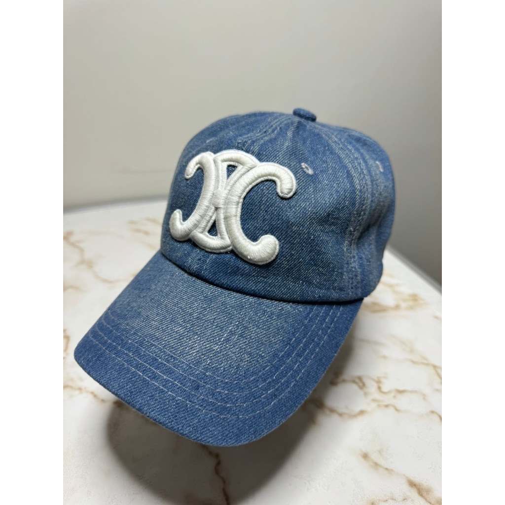 Preloved Celine Denim Hat